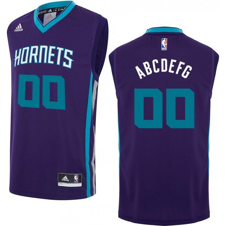 adidas Charlotte Hornets Custom Replica Road Jersey