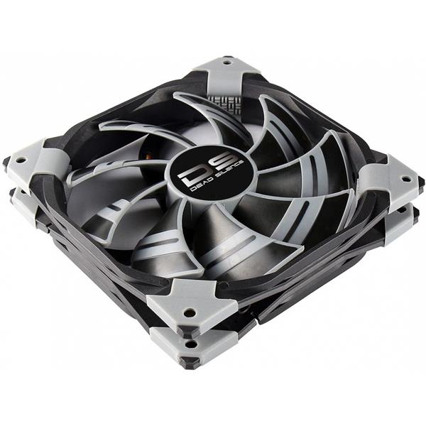 Aerocool Dead Silence 12cm Black Fan Dual Material/colour Fdb Fan 12.1