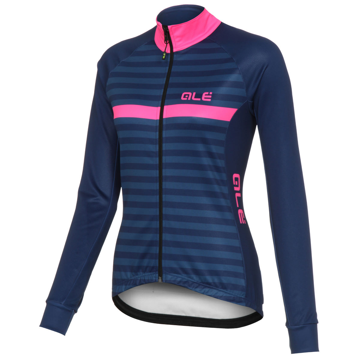 Alé - Women's Riviera Jacket - M Blue/Fluo Pink