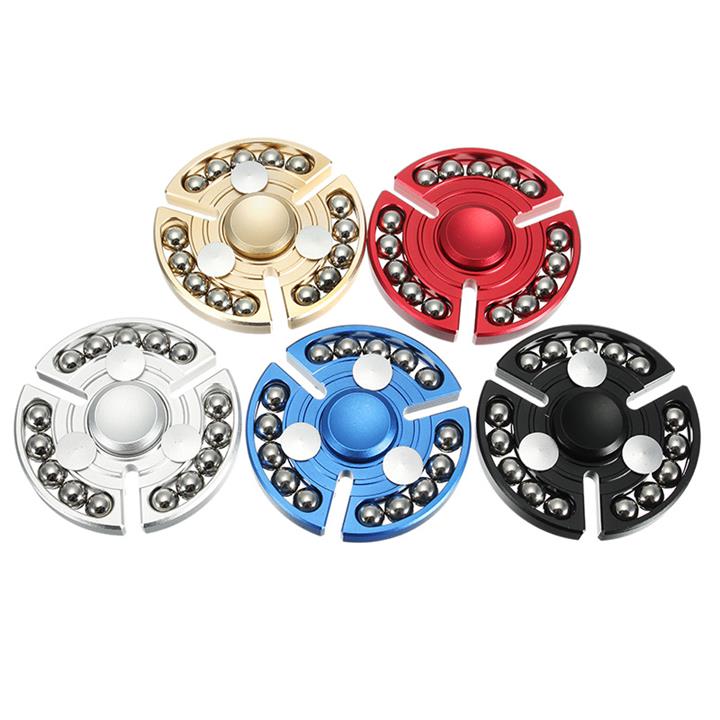 Aluminum Alloy Fifteen Beads Rotating Fidget Hand Spinner ADHD Autism Reduce Stress Toys