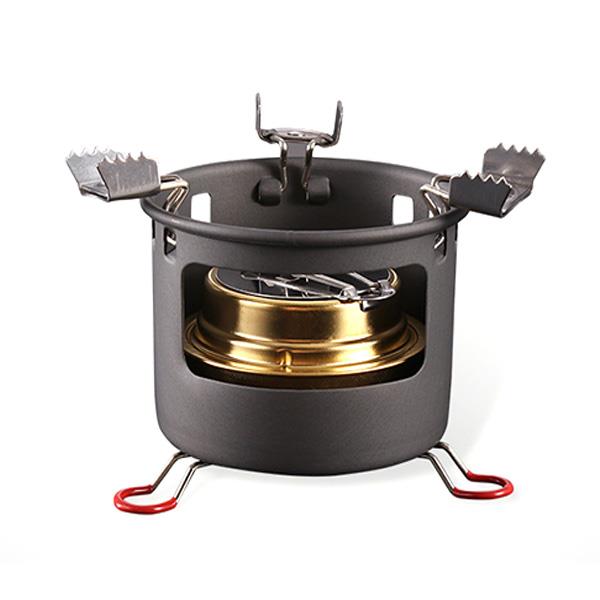 ALOCS CS-B13 Camping Picnic Alcohol Cooking Stove Set Portable Liquid Fuel Furnace Burner Cooker