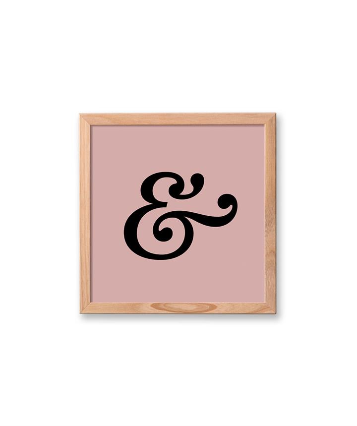 Ampersand Art Print Small Square