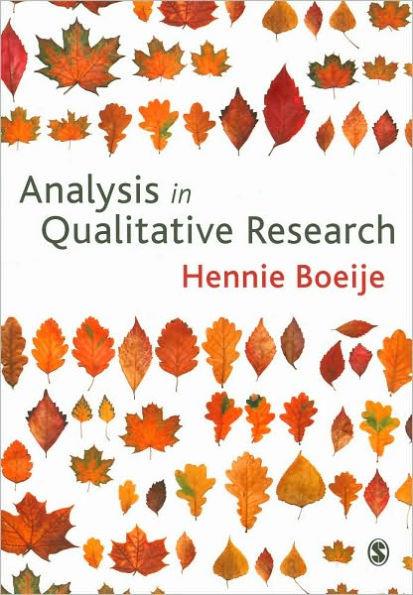 Analysis in Qualitative Research