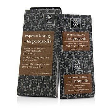 Apivita Express Beauty Mask For Young Oily Skin with Propolis (Box Slightly Damaged) 6x(2x8ml) Skincare