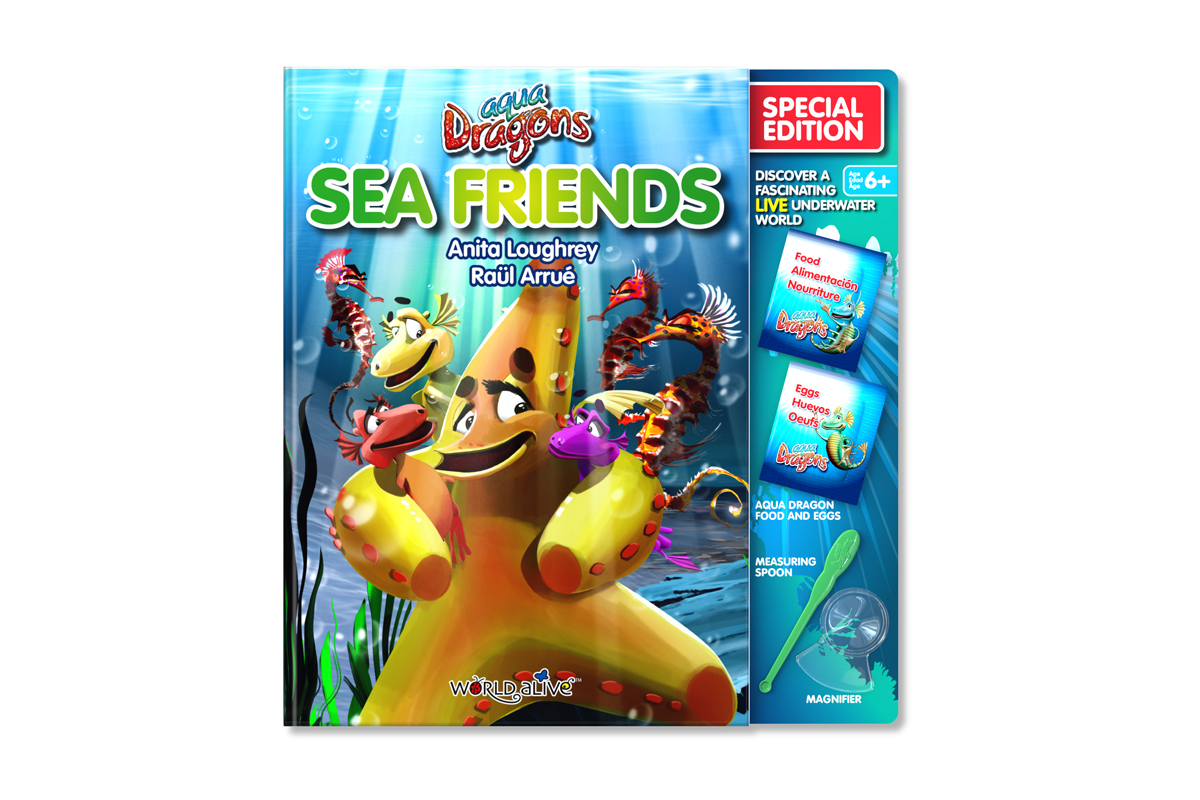 Aqua Dragons Sea Friends Book and Kit