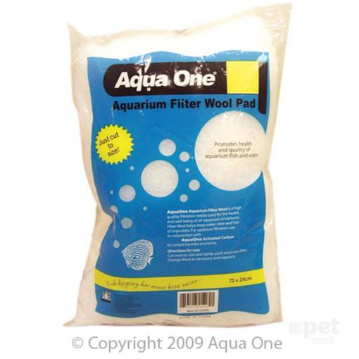 Aqua One Aquarium Coarse Filter Wool - 70x24cm Bag