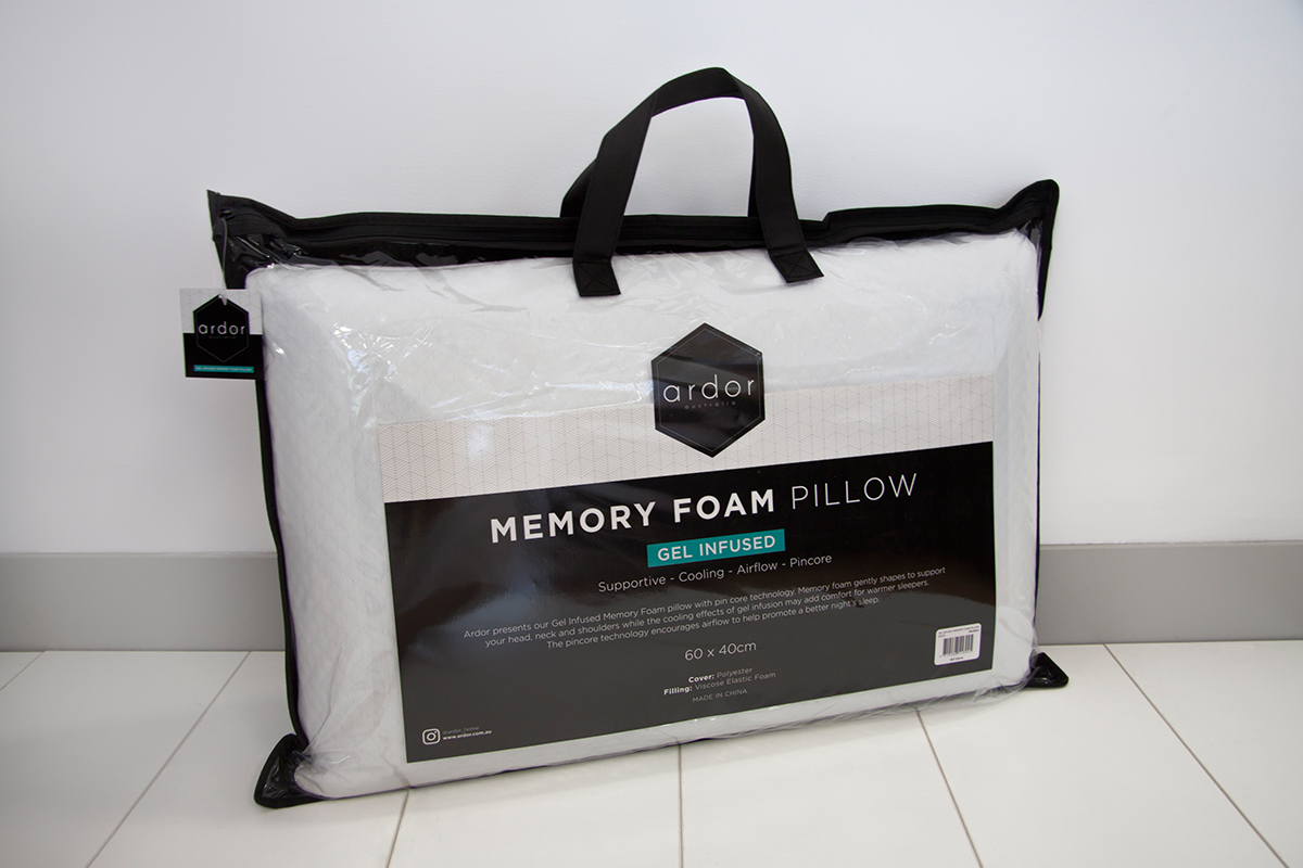 Ardor Gel Infused Memory Foam Cooling Pillow