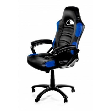 Arozzi Enzo Black & Blue Adjustable Ergonomic Motorsports Inspired Desk Chair