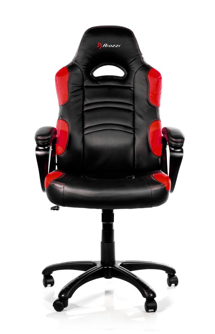 Arozzi Aro-Enzo-Rd Black & Red Enzo Adjustable Ergonomic Motorsports Inspired