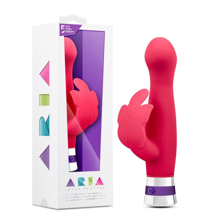 Aria - Lotus Flutter - Silicone Rabbit Vibrator