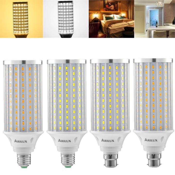 ARILUX E27 B22 40W Warm White Pure White SMD5730 360 Degree 210LEDs Corn Light Bulb AC220V