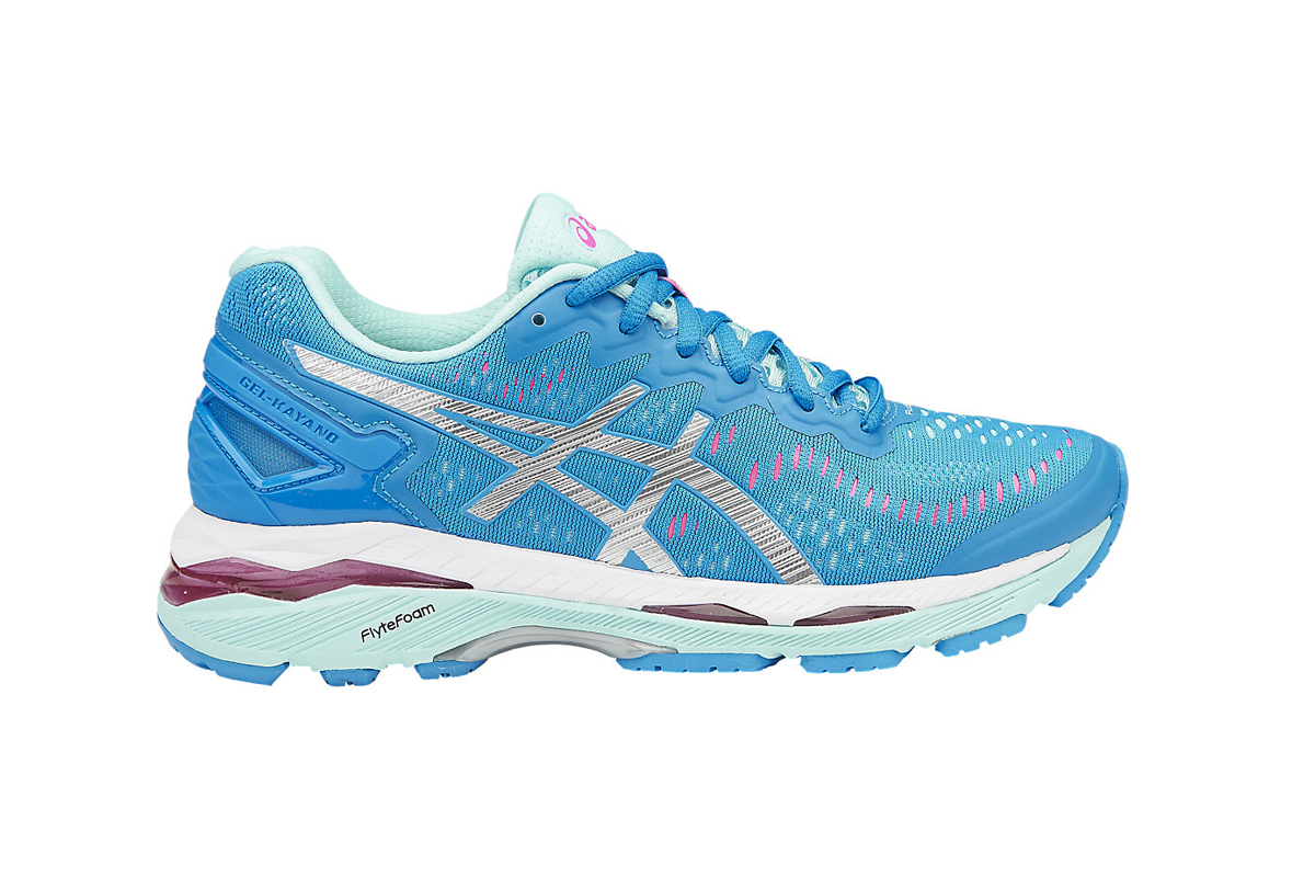 Asics Women's Gel-Kayano 23 (Diva Blue/Silver/Aqua Splash, Size 6)