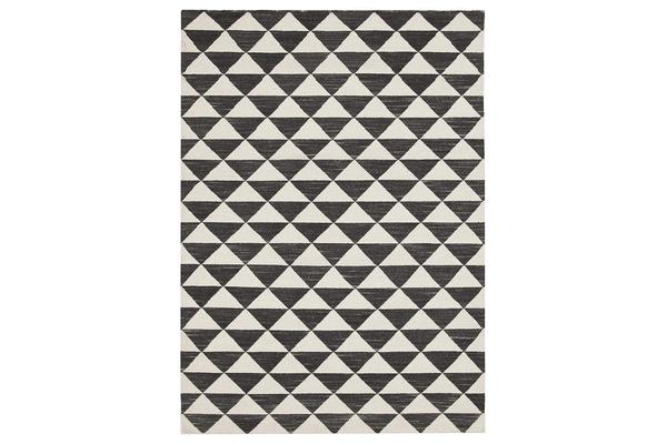 Astrid Geo Flat Weave Wool Rug 225x155cm