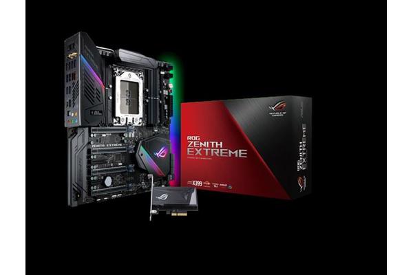 Asus ROG ZENITH EXTREME X399 TR4 EATX MB 4xDDR4 6xPCe 2xM.2 RAID 6xSATA 9xUSB3.1 1xUSB3.1 Type-C