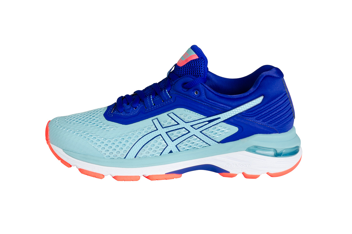 ASICS Women's GT-2000 6 Running Shoe (Porcelain Blue/ASICS Blue, Size 7)