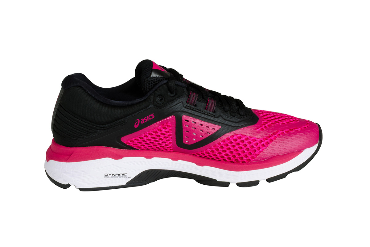 ASICS Women's GT-2000 6 Running Shoe (Bright Rose/Black/White, Size 7)