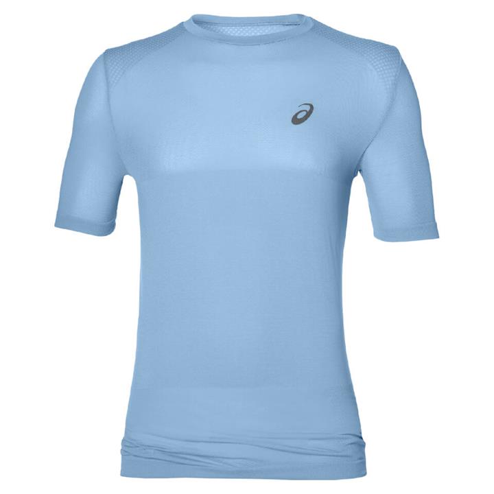 Asics Men's FuzeX Seamless Run T-Shirt - Powder Blue - XL - Blue