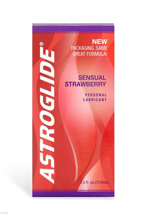 Astroglide Sensual Strawberry Personal Lubricant - 2.5 fl oz (74 ml)