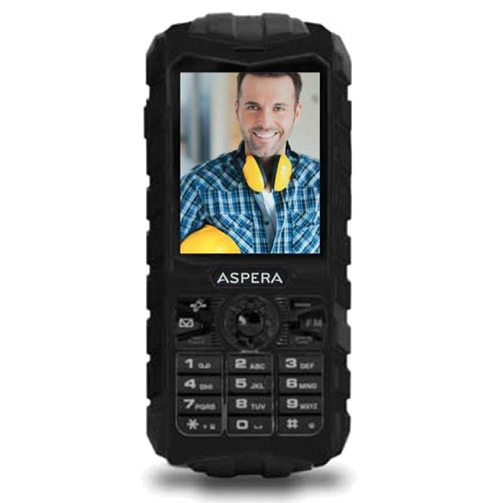 Aspera R25t IP68 512Mb 3G Rugged - Black/Black (Australian Stock)