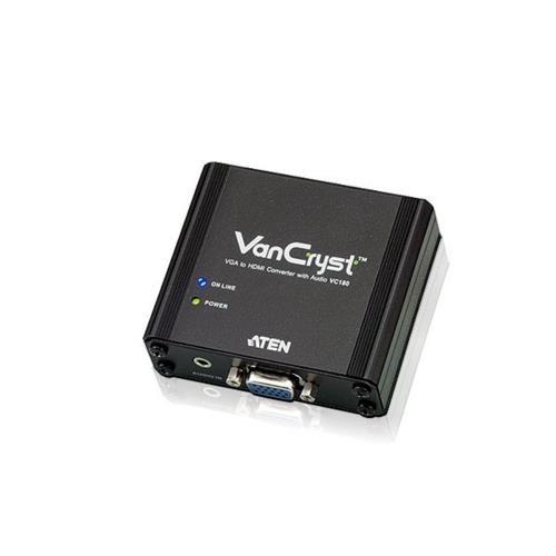 Aten Vc-180 Vancryst Vga To Hdmi Converter With Audio