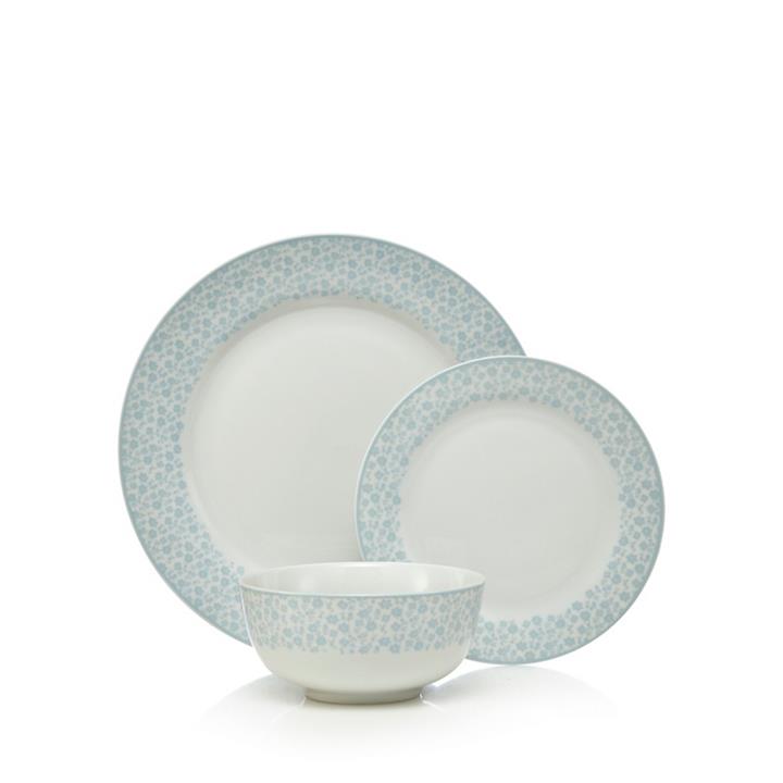 At Home With Ashley Thomas 12 Piece Porcelain Dinner Set, Multicoloured