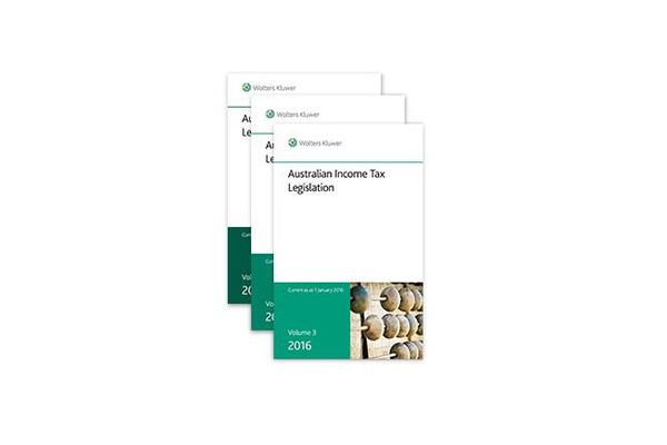 Australian Income Tax Legislation 2016 - 3 Volume Set