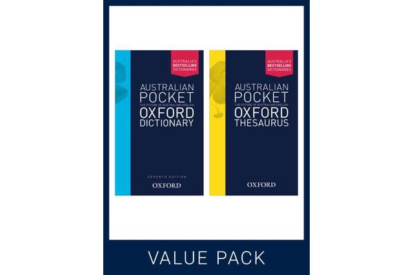 Australian Pocket Oxford Dictionary 7E + Australian Pocket Oxford Thesaurus Pack - Value Pack