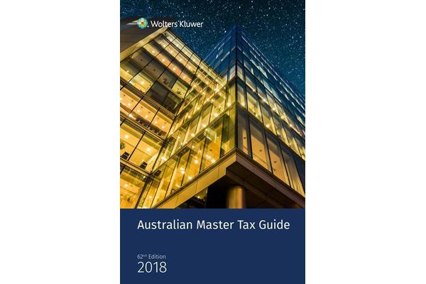 Australian Master Tax Guide 2018