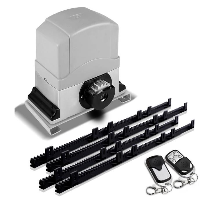 Automatic Sliding Gate Opener with 2 Remote Controls