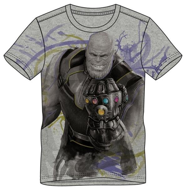 Avengers: Infinity War - Thanos Men's Large T-shirt - Grey