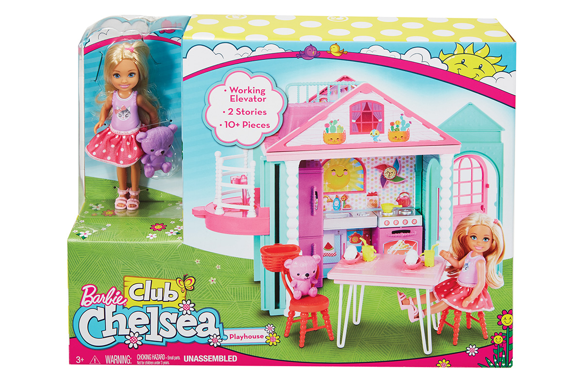 Barbie Club Chelsea Playhouse and Doll