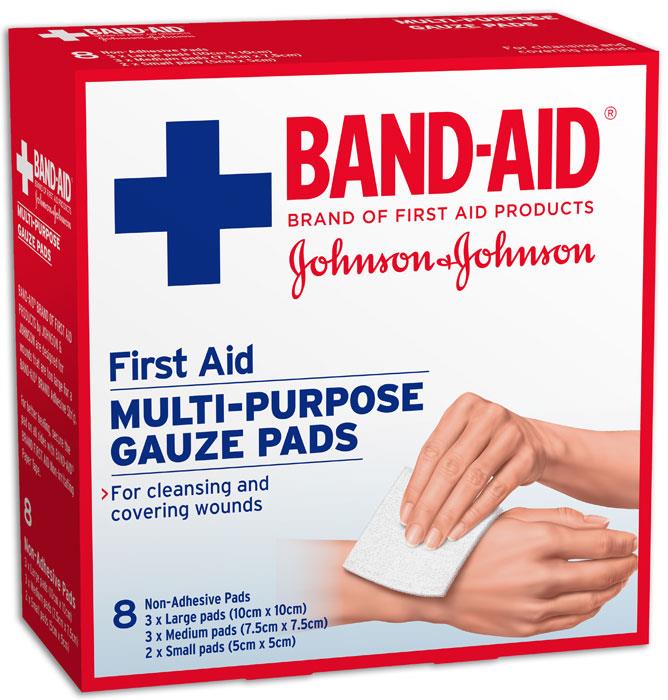 Band-Aid First Aid Gauze Pads X 8