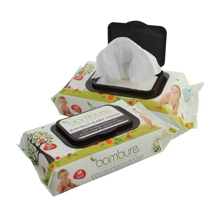 Bambure Bamboo Baby Wipes (80)