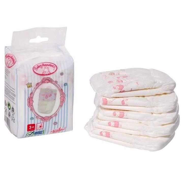 Baby Annabell Doll Nappies - 5 Pack