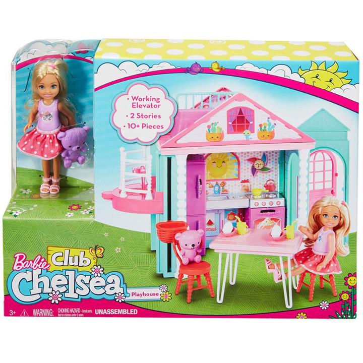 Barbie Club Chelsea Playhouse and Doll