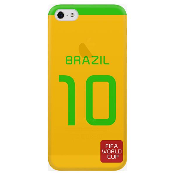 BASEUS Brzail World Cup Football Star Clothes Numbers PC Back Case For Apple iPhone 5 5S