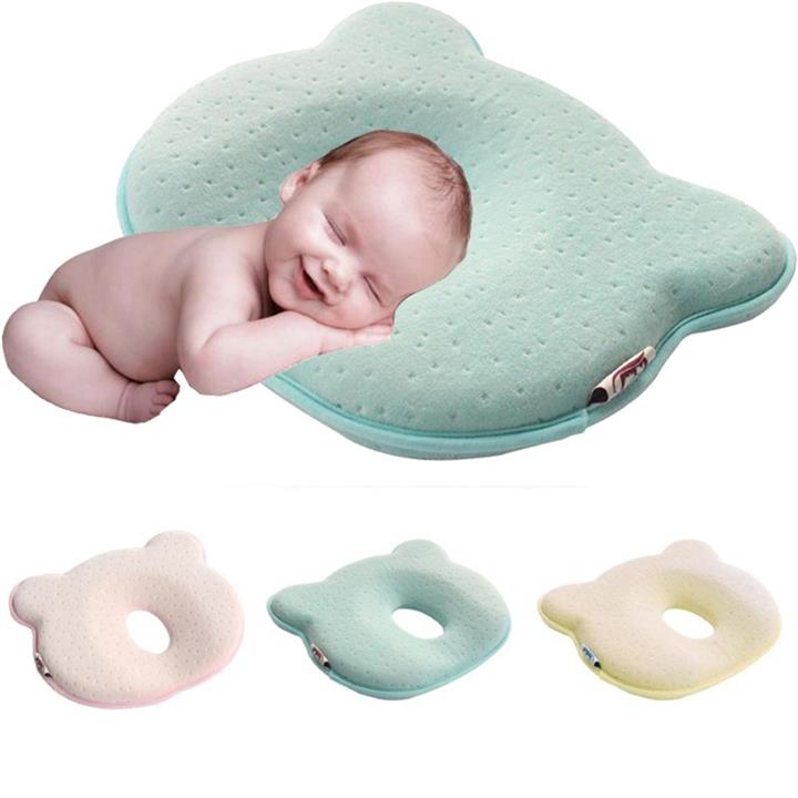 Baby Pillow Infant Toddler Sleep Positioner Anti Roll Cushion Flat Head Protection for Baby Cotton Pillow