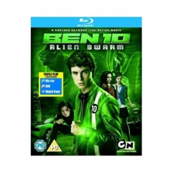 Ben 10 Alien Swarm Triple Play Blu-ray, DVD And Digital Copy