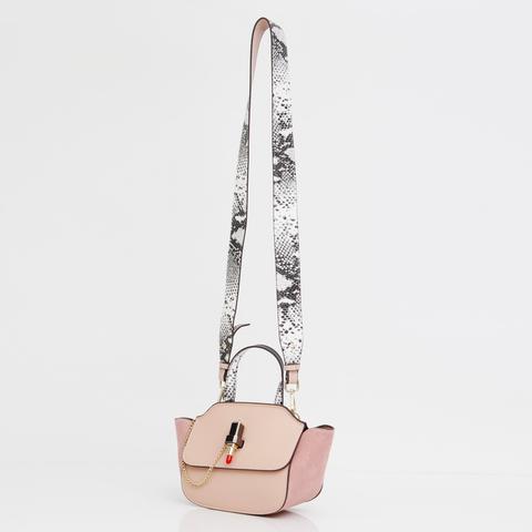 Belle & Bloom Designer MOET Pink Leather Cross Body Bag