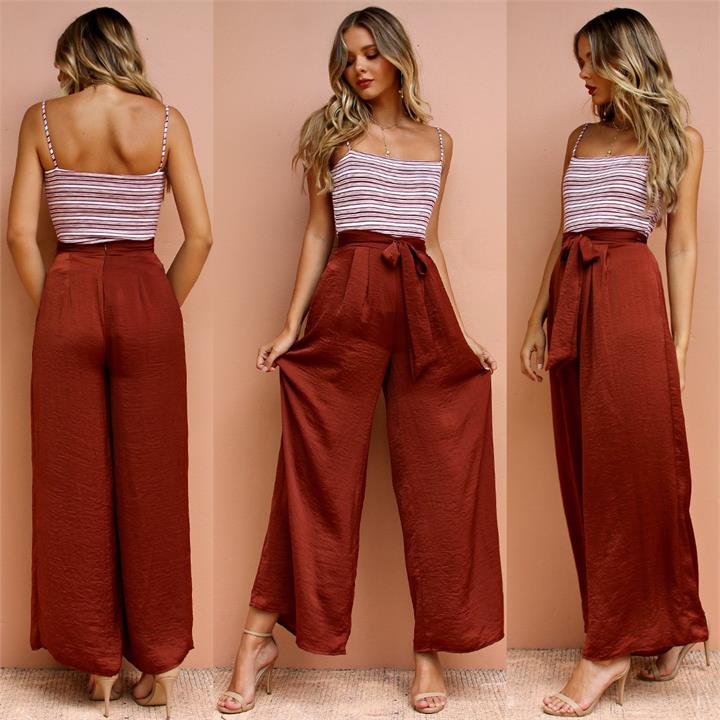 Berry Silky Pant - Rust