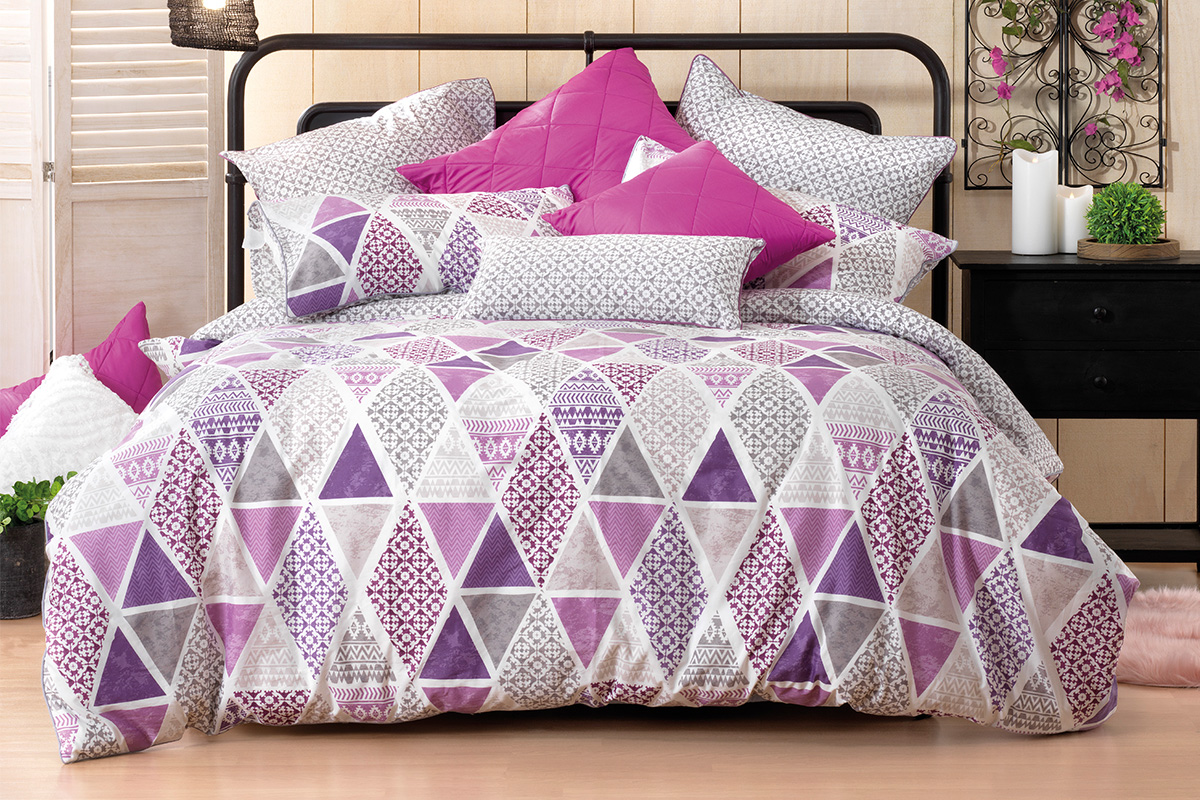 Bianca Lexi Quilt Cover Set (Queen)