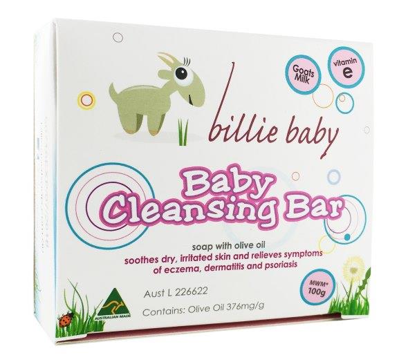 Billie Goat Soap Baby Cleansing Bar X 2