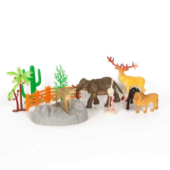 Big Bucket of Jungle Animals Playset - 200 Piece