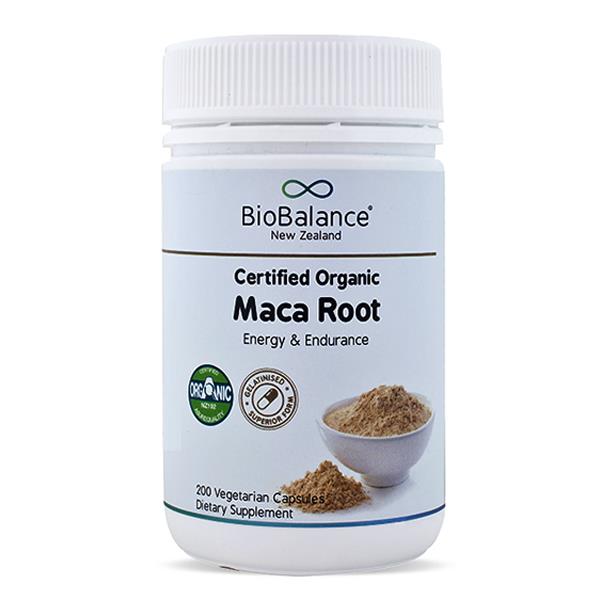 BioBalance Maca Root Certified Organic 200 vegecaps