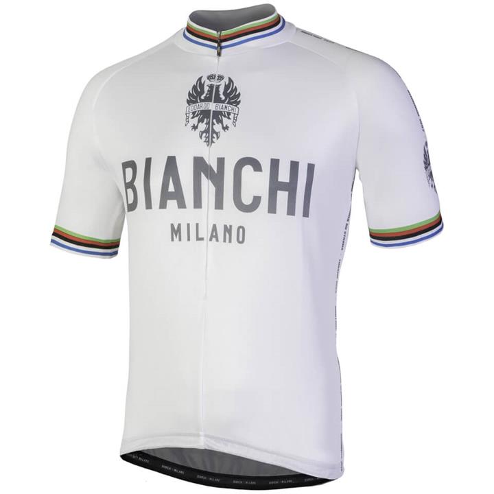 Bianchi Pride Short Sleeve Jersey - White - S - White