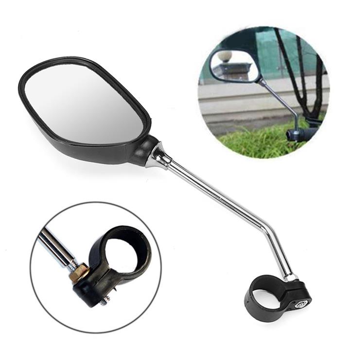 BIKIGHT 2pcs Bicycle Handlebar Rear View Glass Mirrors Wide Range Back Sight Reflector Angle