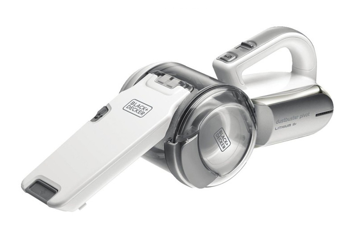 Black & Decker 18V Lithium-Ion Dustbuster Pivot Hand Vac (PV1820L-XE)