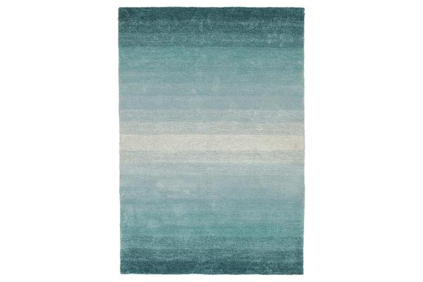 Blair Shaded Blue Textured Rug 280x190cm