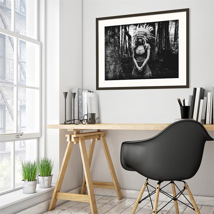 Black and White Mood in the Forest | Prints and Canvas