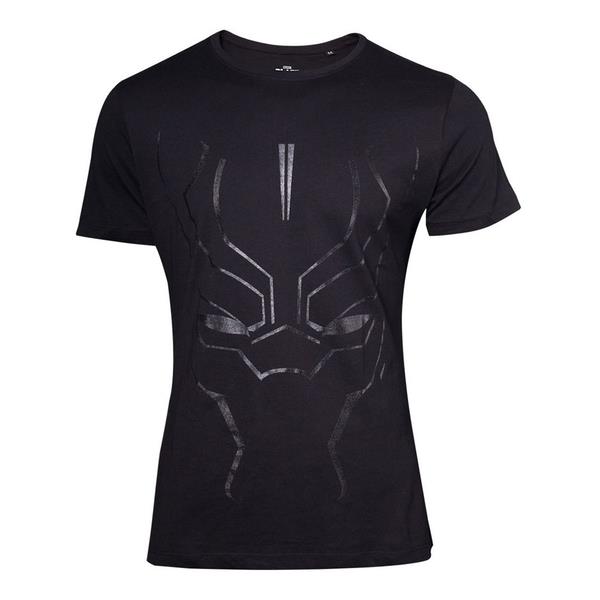 Black Panther - Black On Black Face Men's Medium T-shirt